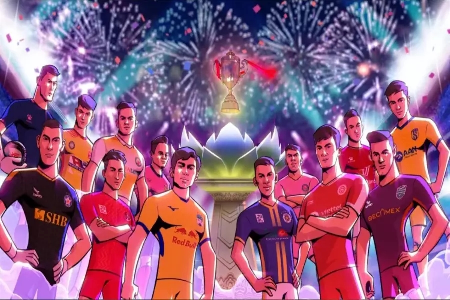 Ảnh bài viết Công Phượng, Tiến Linh, Hùng Dũng cực chất trên bộ poster V-League 2022
