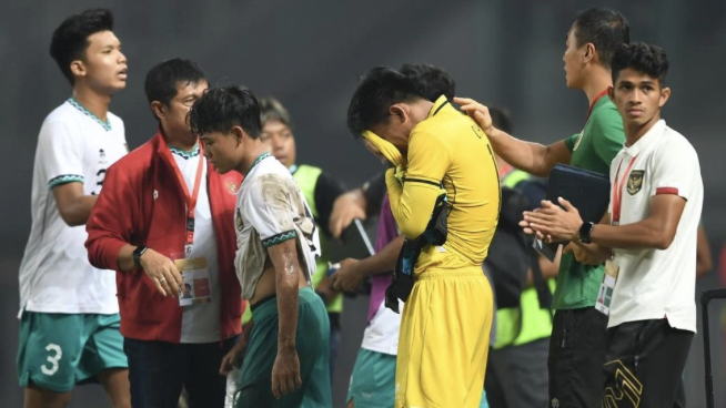Ảnh bài viết Phản ứng của HLV Shin Tae-yong khi U19 Indonesia bị loại