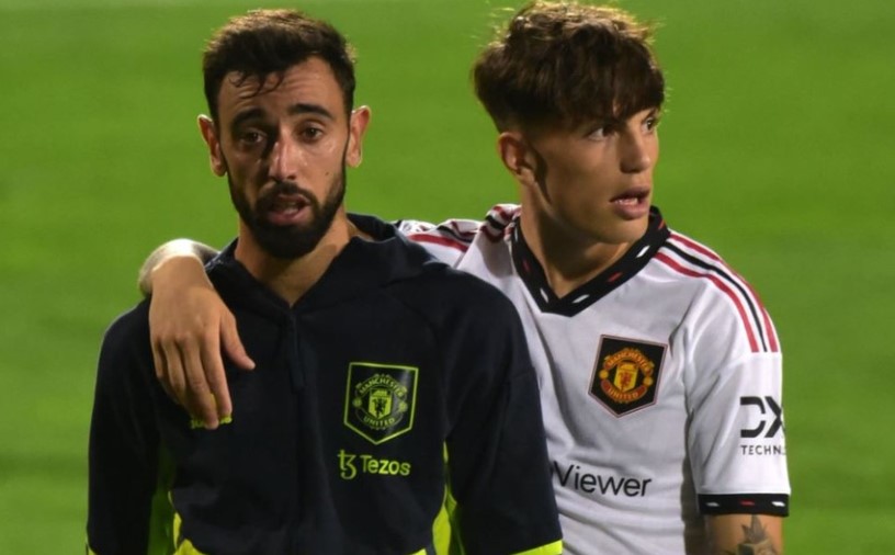 Ảnh bài viết Bruno Fernandes bị chỉ trích sau phát ngôn về Garnacho