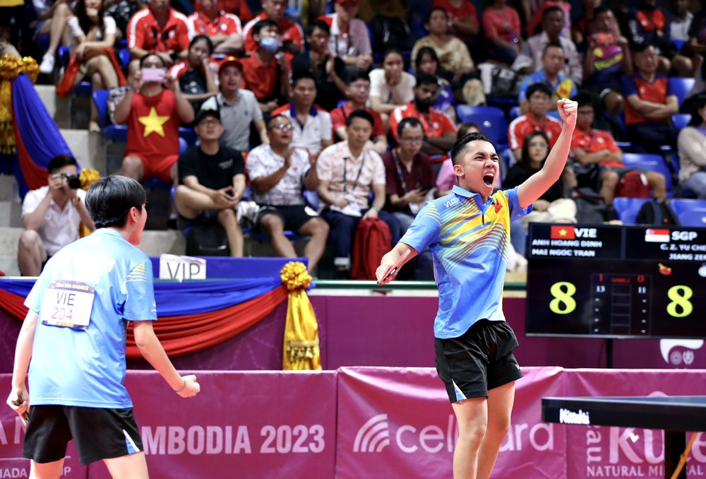 Ảnh bài viết Bóng bàn Việt Nam gây địa chấn, giành HCV lịch sử ở SEA Games 32