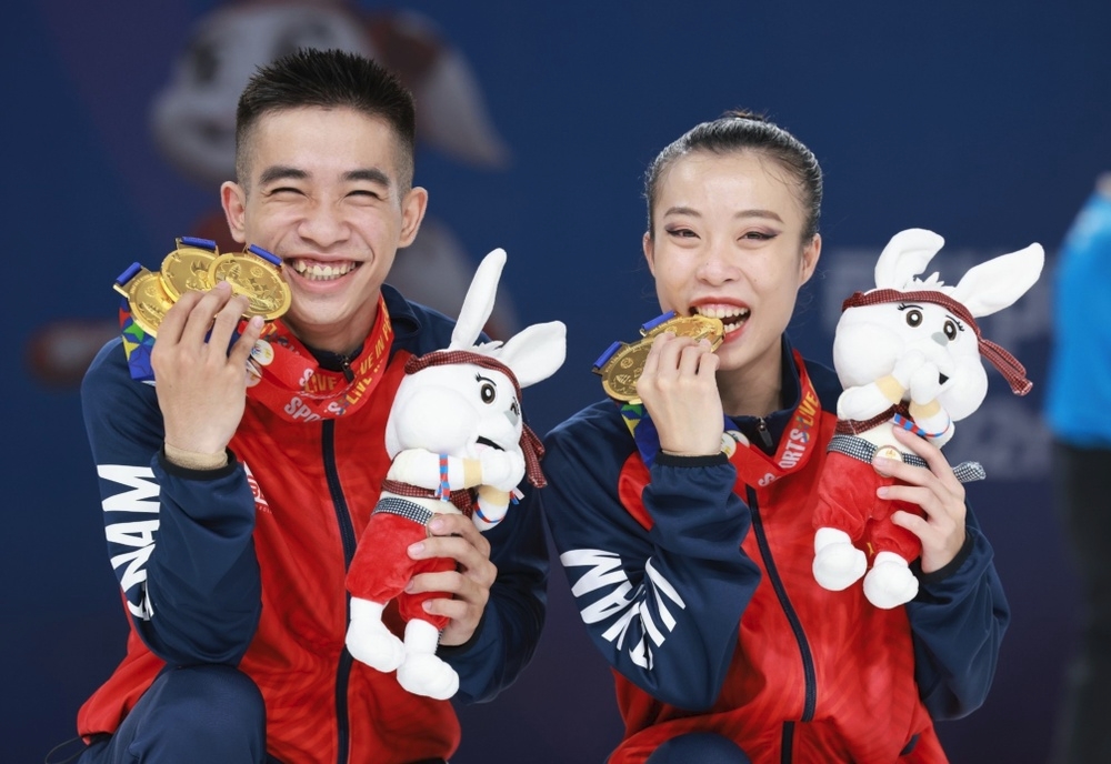 Ảnh bài viết Việt Nam vượt chỉ tiêu, giành ngôi nhất toàn đoàn SEA Games 32