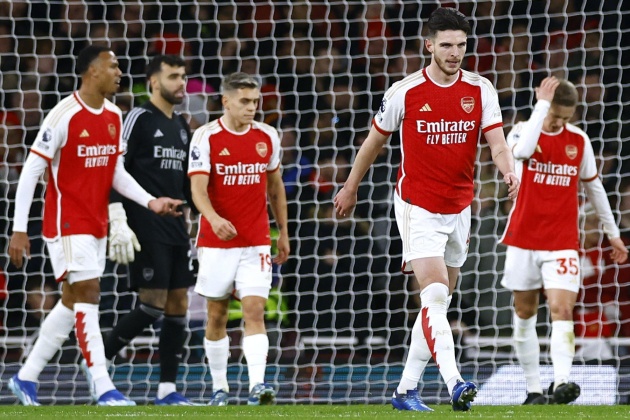 Ảnh bài viết Arsenal trông không giống ứng cử viên vô địch