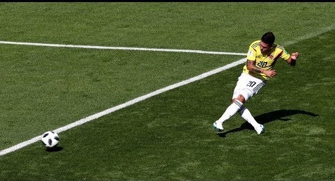 Pha làm bàn vào lưới đội tuyển Nhật Bản của Quintero.