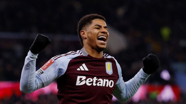 Ảnh bài viết Thống kê ấn tượng của Rashford trong trận Aston Villa 2-0 Cardiff City