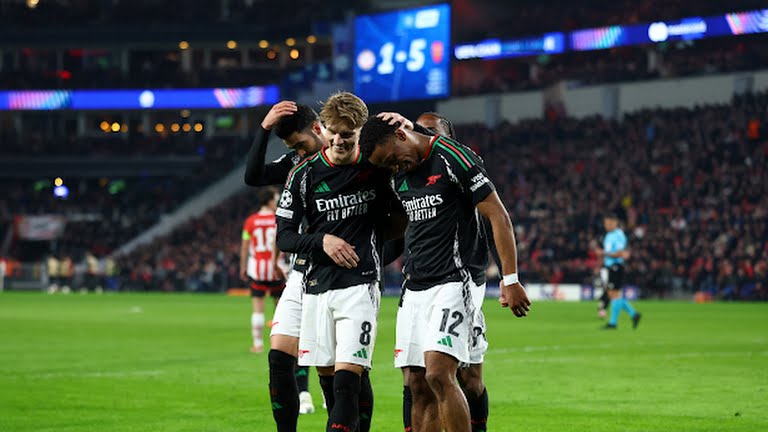 Ảnh bài viết Arsenal đè bẹp PSV, Henry nhắn gửi Real và Atletico hãy coi chừng