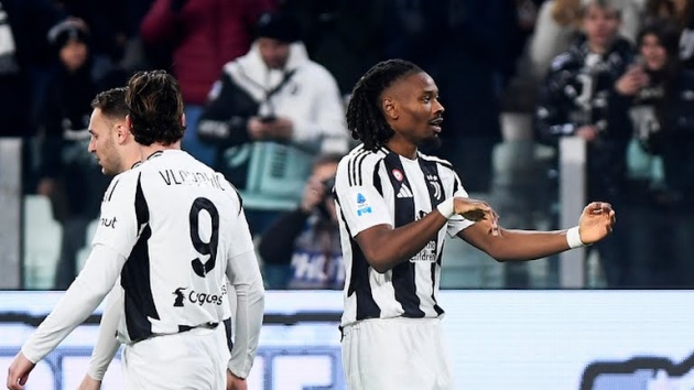 Ảnh bài viết Thuram lập cú đúp cho Juventus; Milan chia điểm với Roma ở Serie A