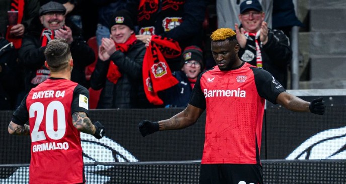Ảnh bài viết Leverkusen 3-1 Hoffenheim: 10 đấu 11; Boniface tỏa sáng