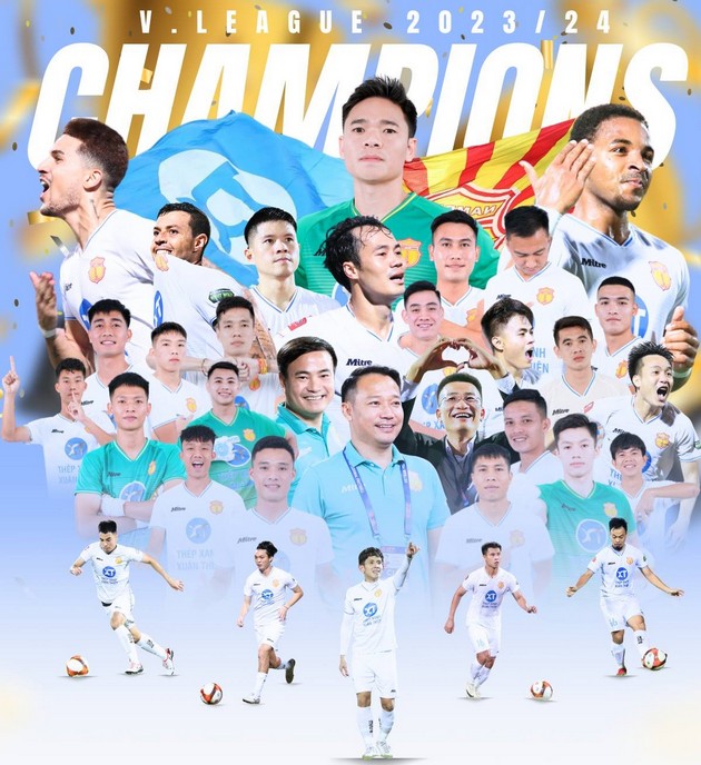 Ảnh bài viết Nam Định chính thức vô địch V.League; HAGL chưa thể trụ hạng