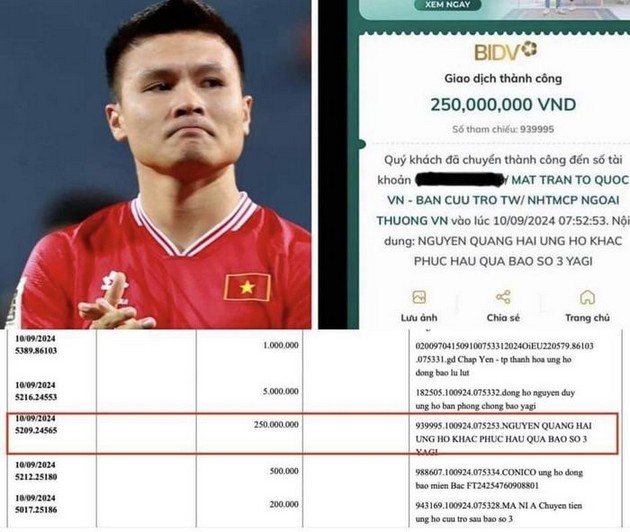 Ảnh bài viết Điểm tin bóng đá Việt Nam 13/09: Sao kê tiền ủng hộ của Quang Hải; HLV Roland gọi nhân tố Việt kiều mới toanh