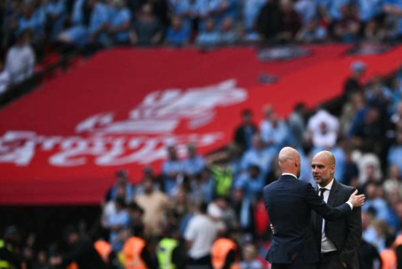 Ảnh bài viết Bại trận, Guardiola không quên làm 1 điều với Ten Hag