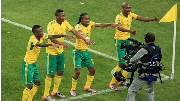 Vận may đã không mỉm cười với với chủ nhà Nam Phi cách đây 8 năm.