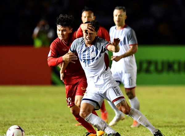 Philippines gặp nhiều bất lợi khi thua 1-2 ở trận lượt đi. Ảnh: Thuận Thắng.