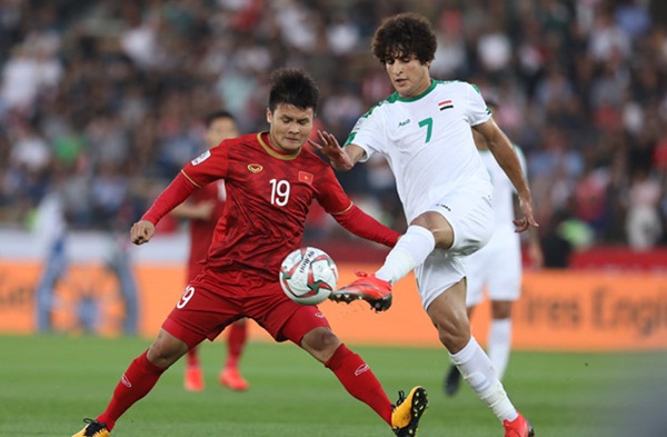 Đội tuyển Iraq có một chiến thắng nhọc nhằn trước Việt Nam.