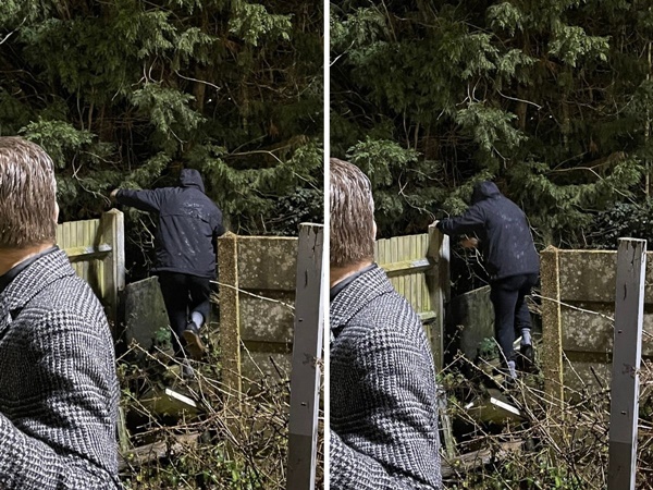 Beckham không rời sân theo cách thông thường. Cựu tuyển thủ Anh chọn cách nhảy qua hàng rào để ra về trước sự chứng kiến của nhiều CĐV trên sân Park View Road.