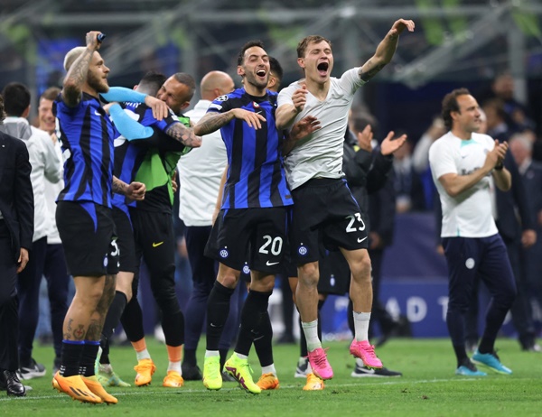 Inter trên thực tế không có nhiều cơ hội để vượt qua Real Madrid hay Man City. Ảnh: Reuters.