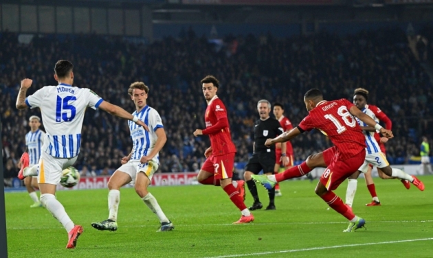 Ảnh bài viết Brighton 2-3 Liverpool: Gakpo bùng nổ; Nghẹt thở phút cuối