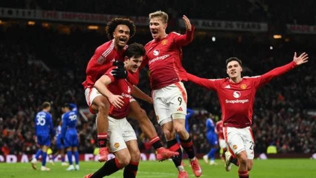 Ảnh bài viết 5 điểm nhấn Man Utd 2-1 Leicester: Khác biệt từ Garnacho; Người hùng phút bù giờ