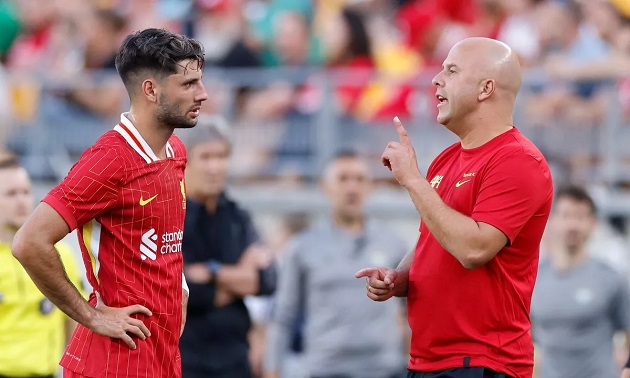 Ảnh bài viết Thử thách cá nhân của Arne Slot cho Dominik Szoboszlai