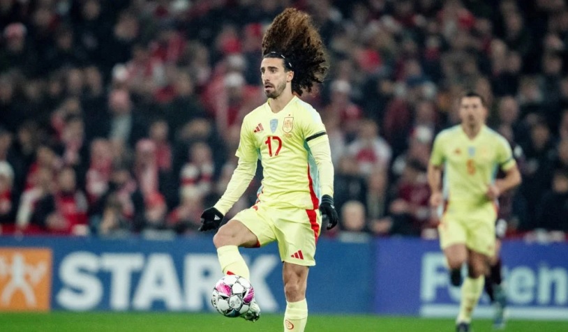 Ảnh bài viết Truyền thông Tây Ban Nha phản ứng trước màn trình diễn thăng hoa của Marc Cucurella