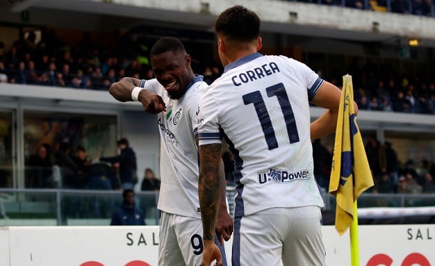 Ảnh bài viết Verona 0-5 Inter Milan: Thuram lập cú đúp, Inter lên đỉnh bảng