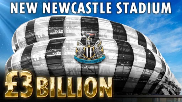 Ảnh bài viết Dự án 3 tỷ bảng và thế tiến thoái lưỡng nan của Newcastle
