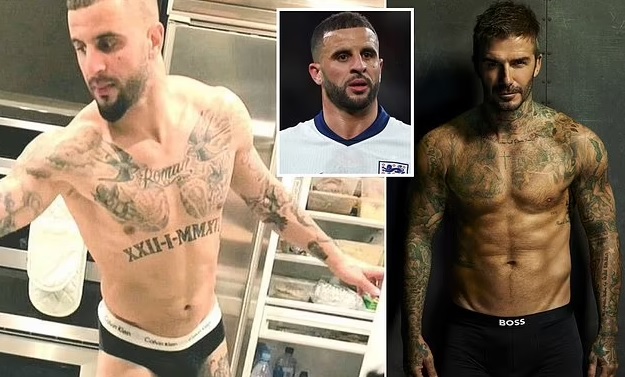 Ảnh bài viết Kyle Walker làm người mẫu nội y, theo bước chân David Beckham