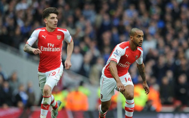 Walcott đá hay nhờ bệ phóng Bellerin. Ảnh: Internet.