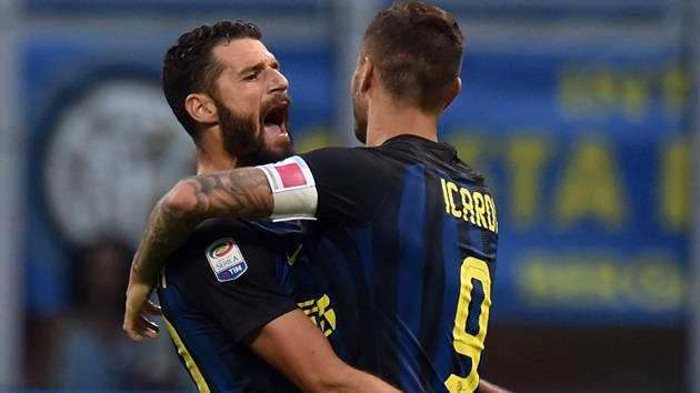Candreva nổ súng giúp Inter chấm dứt chuỗi ngày u ám. Ảnh: Internet.