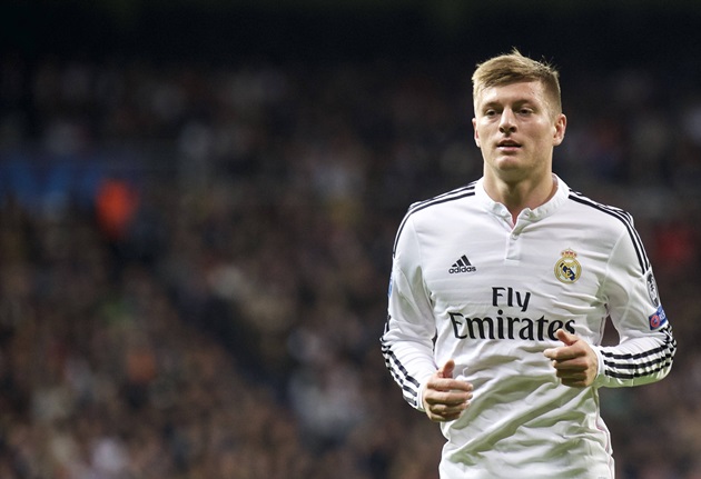 Kroos thi đấu trọn vẹn 11 trận đấu ở mùa giải này cho Real. Ảnh: Internet.