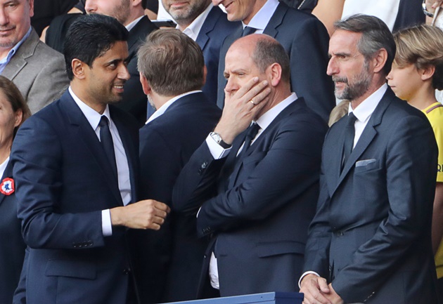 Người vui nhất đêm nay, có lẽ là ngài chủ tịch PSG - Al-Khelaifi.