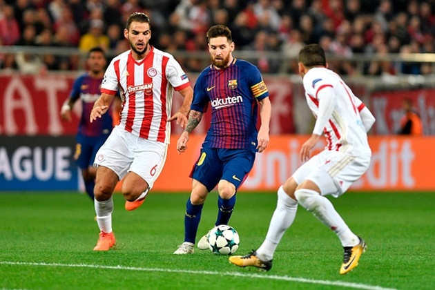 Nếu Barca có được 3 điểm trên đất Hi Lạp, họ đã có vé đi tiếp sớm 2 vòng đấu.