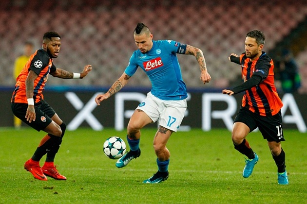 Nhiệm vụ buộc phải thắng khiến Napoli chơi rất quyết tâm.