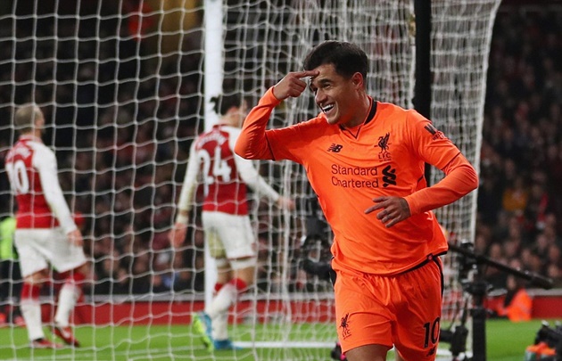 Liverpool khởi đầu khá tốt với bàn thắng ở phút 26 sau pha đánh đầu cực khó của Coutinho.