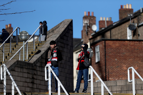 Một góc sân St James' Park.