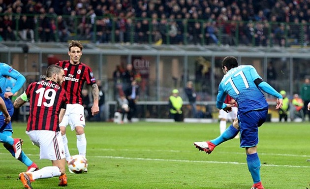 Ảnh bài viết Diệt gọn AC Milan tại San Siro, Arsenal đặt một chân vào vòng Tứ kết Europa League