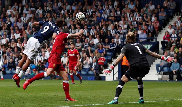 Rondon đem về trận hòa quý giá cho West Brom trước Liverpool.