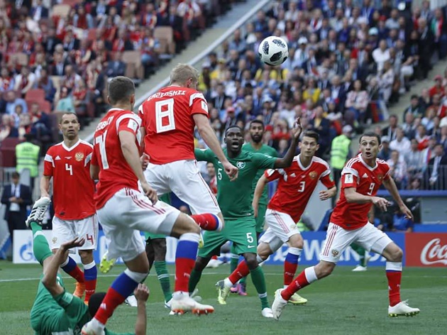 5 điểm nhấn Nga 5-0 Saudi Arabia: Chủ nhà ra sức thị uy, Golovin 