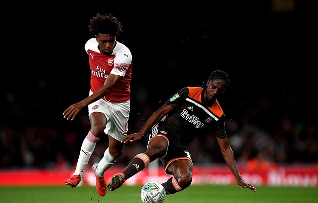 Iwobi - 7 điểm: Là khởi nguồn của rất nhiều đợt tấn công của Pháo thủ.