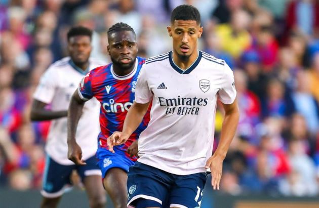 Saliba đã có màn ra mắt chất lượng cho Arsenal.