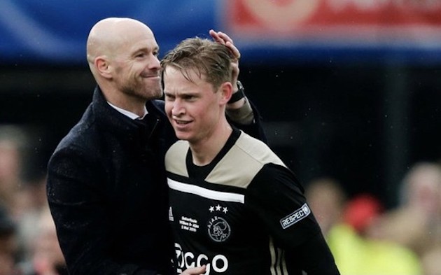 De Jong không khao khát đoàn tụ với Ten Hag.