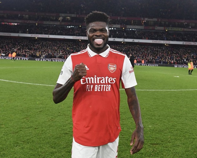 Thomas Partey đã chiến đấu rất nhiệt trước Man City. Anh là mảnh ghép không thể thiếu của Pháo thủ ở khu trung tuyến.