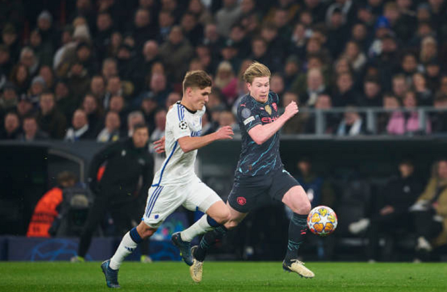 De Bruyne có một nguồn năng lượng dồi dào sau khi trở lại.