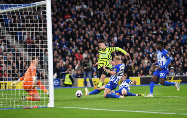 Ảnh bài viết TRỰC TIẾP Brighton 0-3 Arsenal (H2): Trossard bấm bóng điệu nghệ