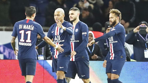 PSG đang sở hữu hàng công siêu khủng.