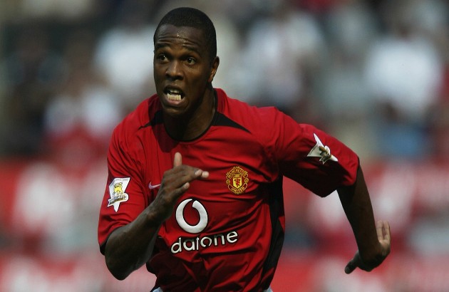 Fortune trong màu áo Man United.