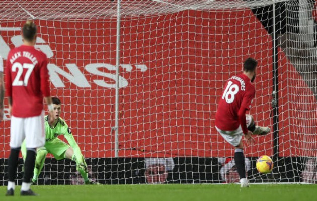 Bruno Fernandes tiếp tục có được bàn thắng trên chấm phạt đền.
