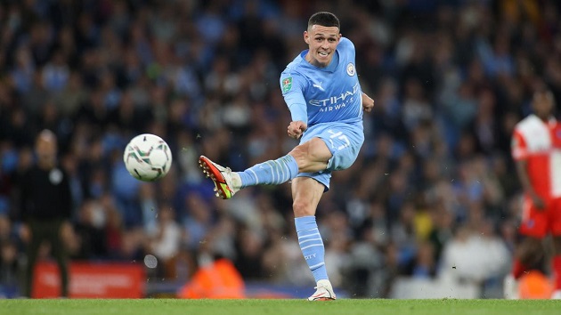 =9. Phil Foden (Man City). Sản phẩm từ lò đào tạo trẻ The Citizens đang dần trưởng thành hơn.