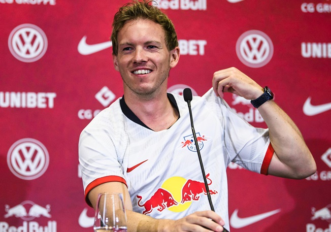Nagelsmann vừa chuyển dến làm việc ở Leipzig.