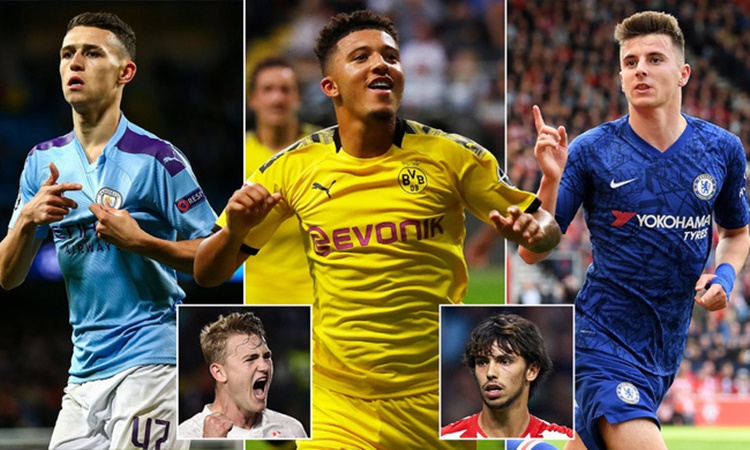 3 "măng non" đến từ nước Anh: Phil Foden, Mason Mount, Jadon Sancho cũng rất đáng chú ý. Trong 3 cái tên này, dĩ nhiên Sancho sáng giá hơn hết.