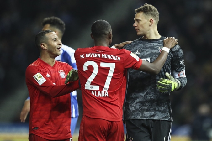 Thiago, Alaba và Neuer là 3 trụ cột của Bayern.